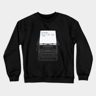 Unlike, unlove, uncomment, unshare Crewneck Sweatshirt